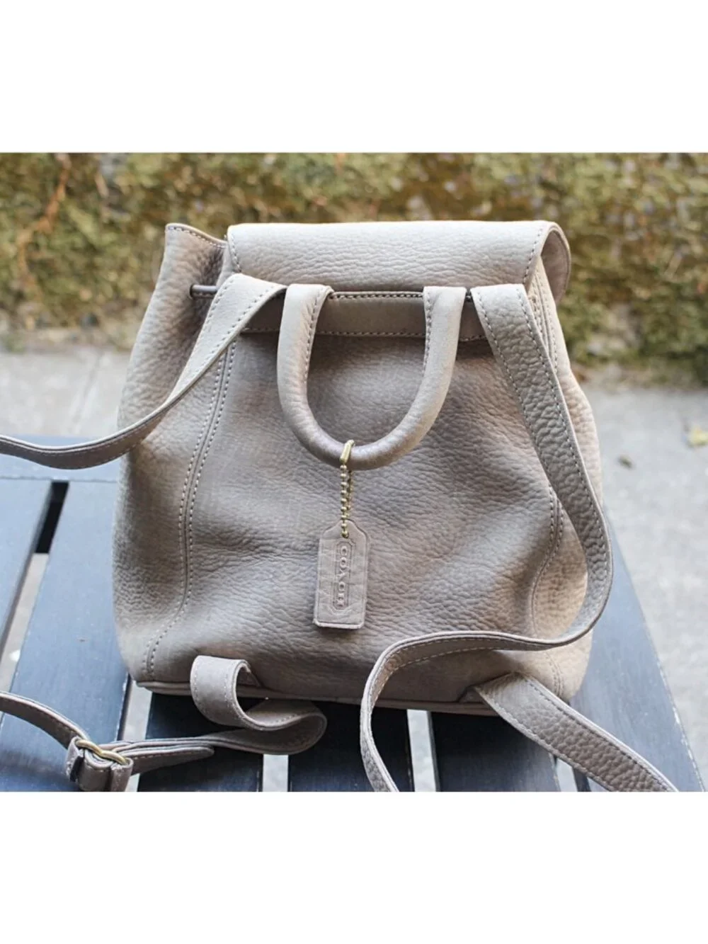 Coach Vintage - Sonoma Small Backpack Nubuc 4938 in Sand, Italy 1990s